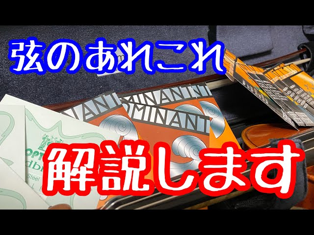 知っておくべき基礎知識】バイオリン弦の種類や買い方について一から