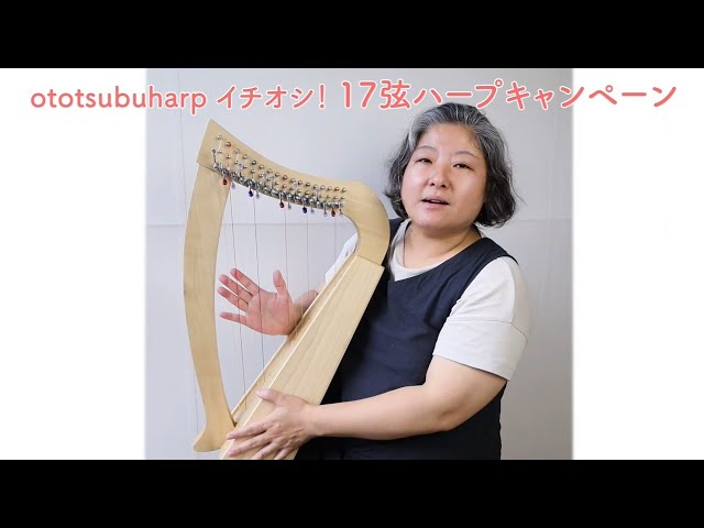 おとつぶハープイチオシ！ 17弦ハープキャンペーン♪ - YouTube