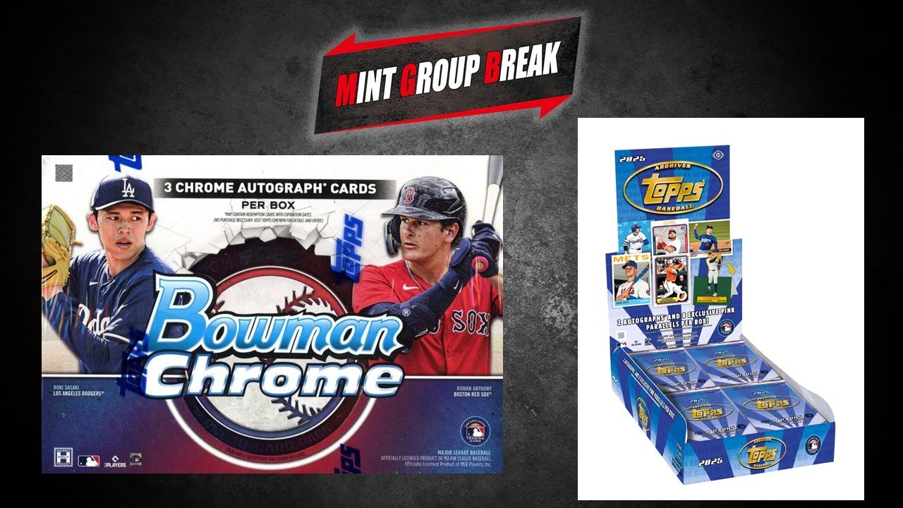 1「2025 TOPPS ARCHIVES HOBBY 1ケース+25 BOWMAN CHROME BREAKER