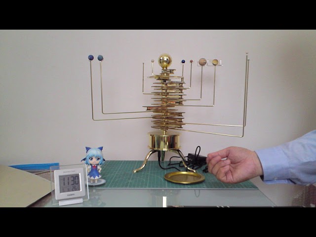 週刊「天体模型、太陽系をつくる」(起動試験) Weekly publication 