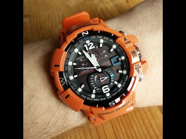 Casio GShock review GW-A1100R-4 hd - YouTube