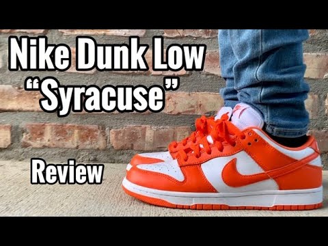 Nike Dunk Low “Syracuse” Review & On Feet - YouTube