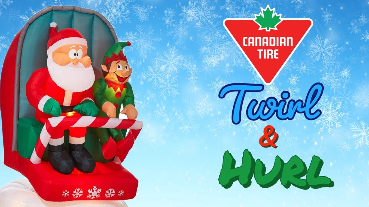 CANADIAN EXCLUSIVE] New for 2024 Gemmy 5.5ft Animated Twirl & Hurl