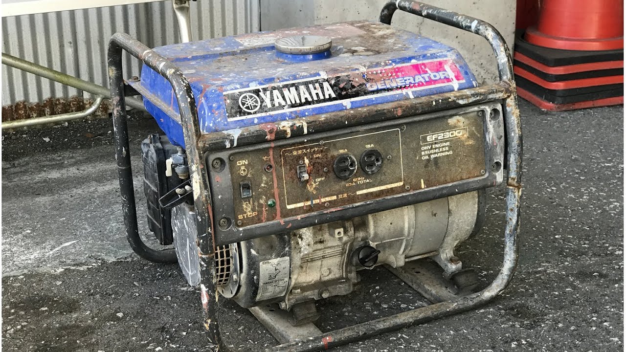 Restoration] Repair the YAMAHA standard generator EF2300 and eat