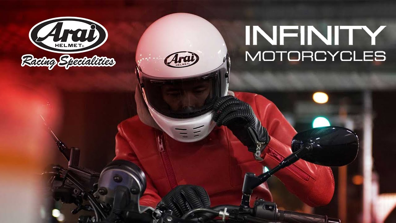 ARAI RAPIDE - PLAIN Diamond White Helmet Spin View Video - YouTube