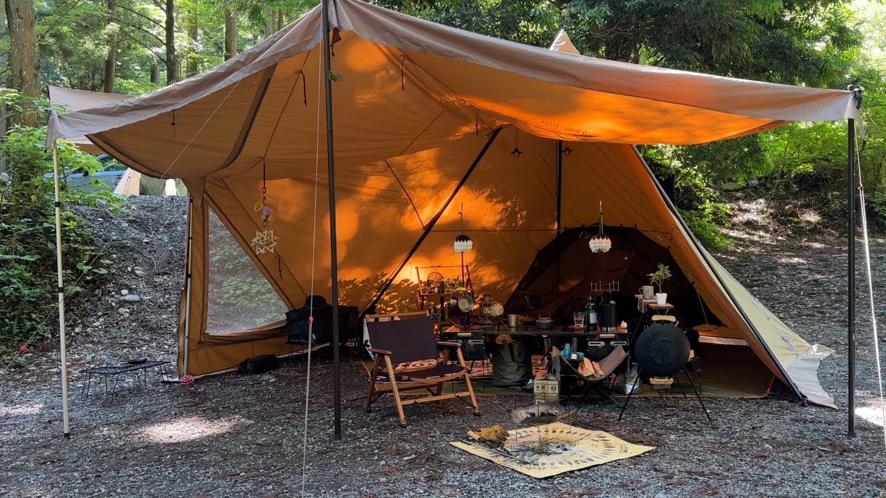 Tarp face-losing potential! Enjoy early summer camping with Circus