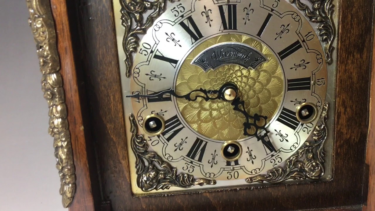 WARMINK ワルミンク ゼンマイ式 置時計 ウェストミンスター チャイム