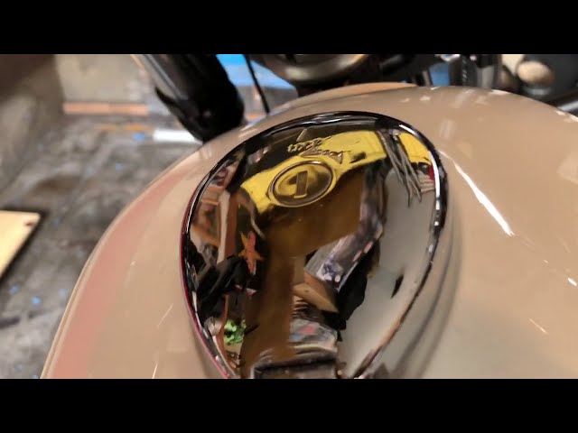 Kawasaki 250tr エストレヤ タンクキャップ交換 - YouTube