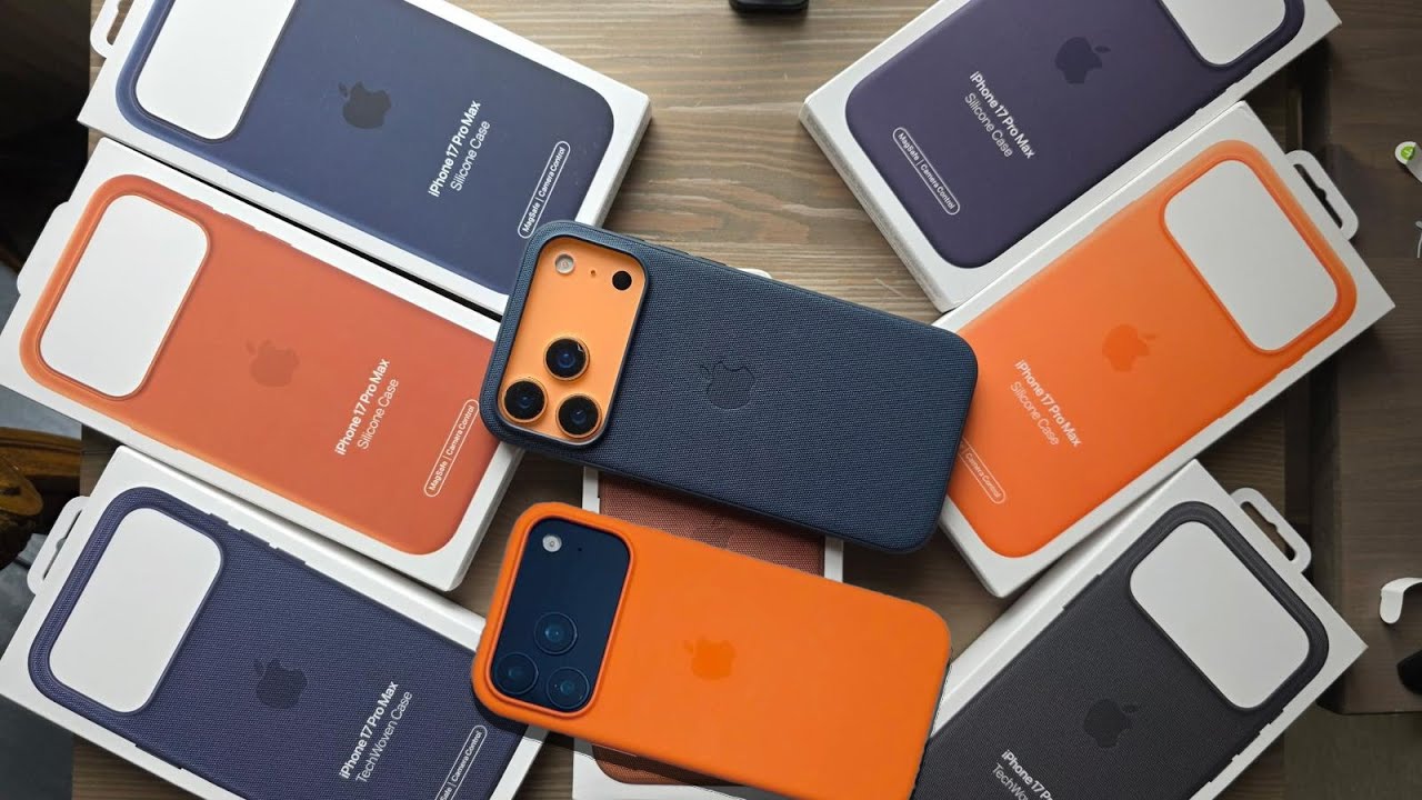 Official Apple TechWoven and Silicone Cases on Each iPhone Color