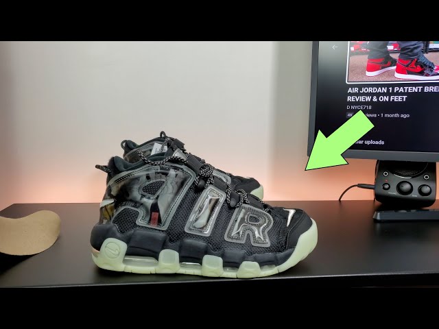 NIKE AIR MORE UPTEMPO UTAGAWA KUNIYOSHI REVIEW - YouTube