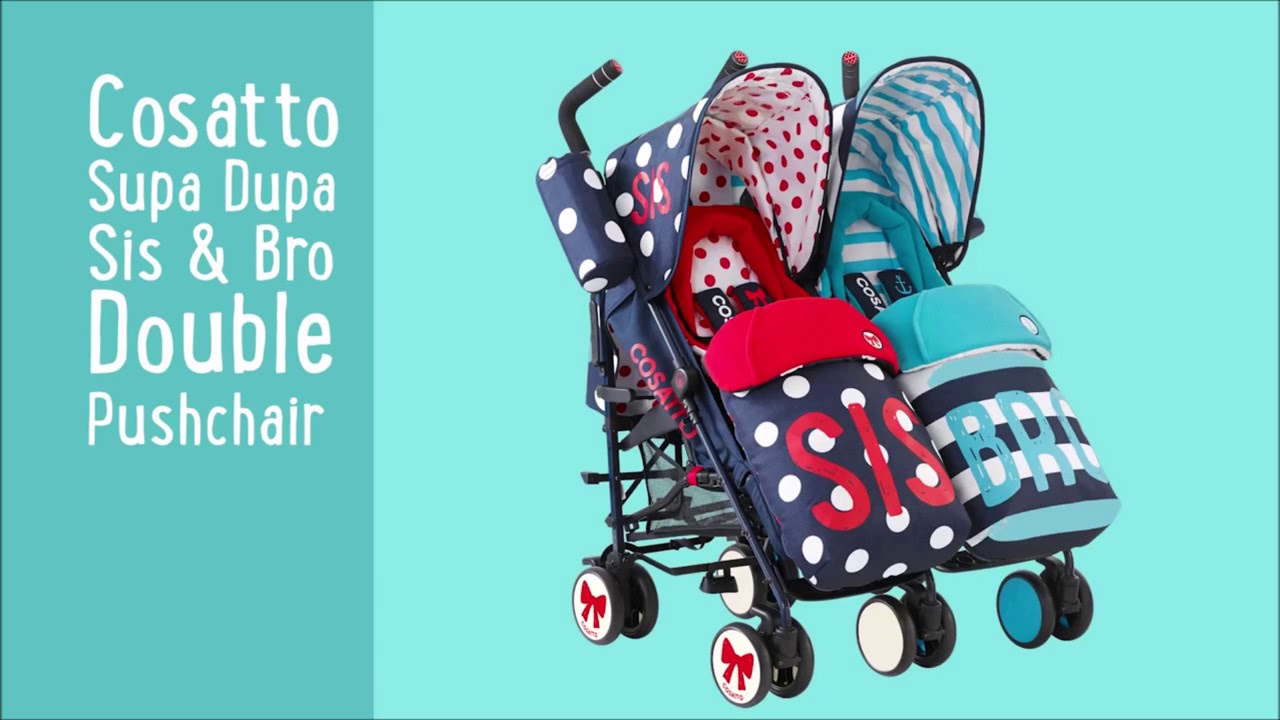 コサット ツインベビーカー スパドゥパ Cosatto Supa Dupa Twins Baby