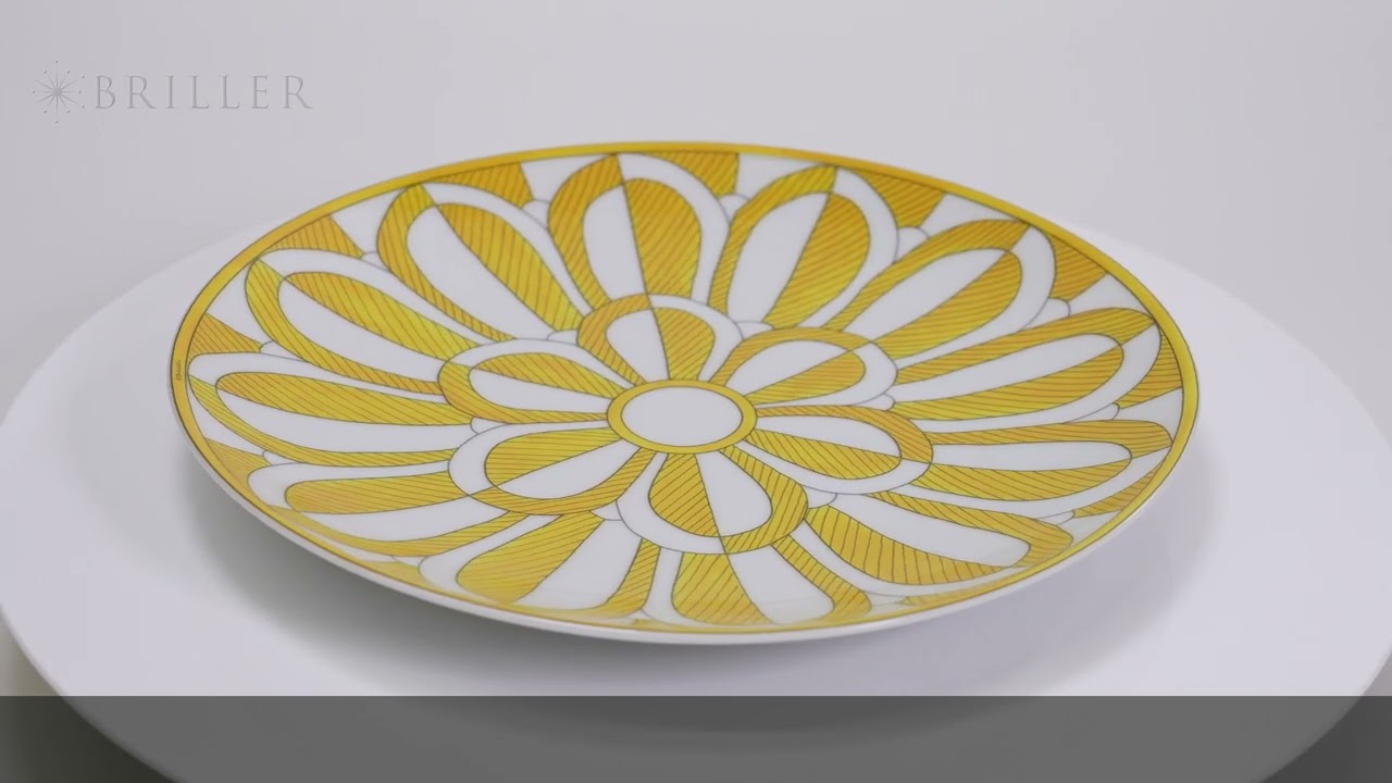 HERMES デザートプレート ペア ソレイユ ドゥ エルメス No2 P046107P