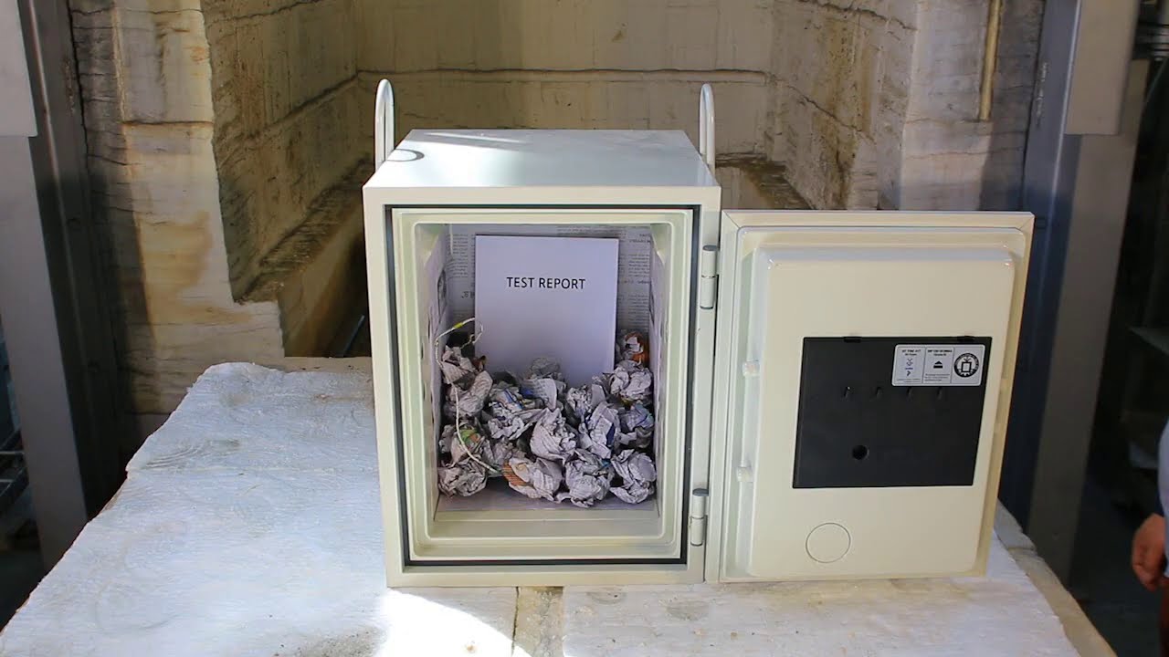 ダブルロック式 オフィス用耐火金庫 50L 幅470 奥行510 高さ660 中型