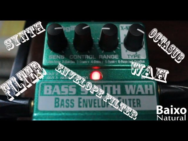 BASS SYNTH WAH / BASS ENVELOPE FILTER - DIGITECH - DEMO - YouTube