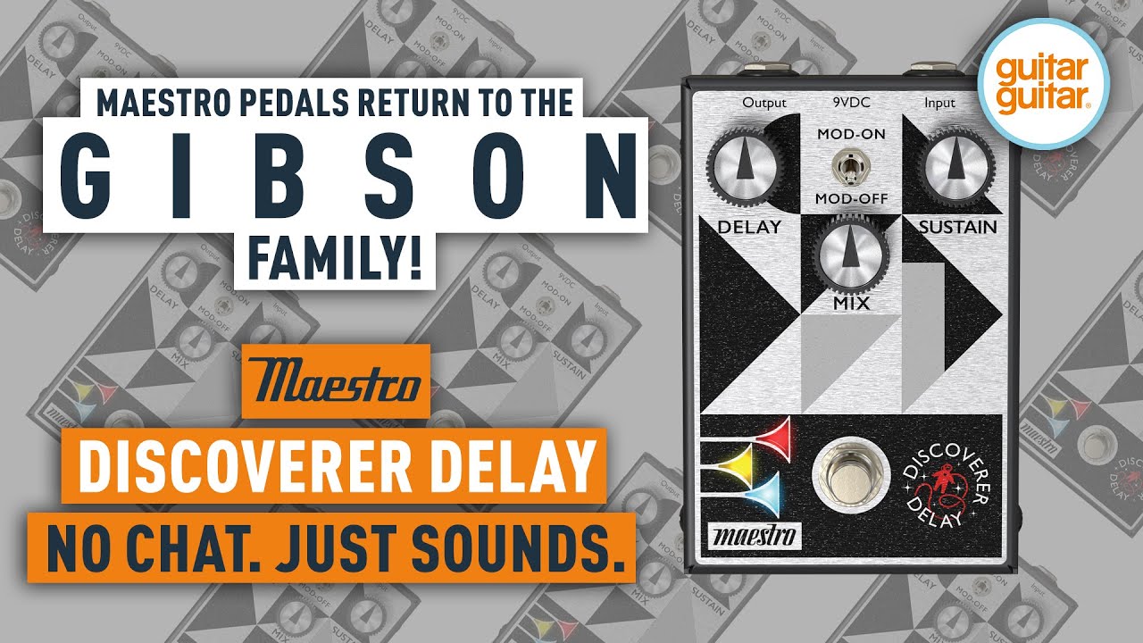 First Look at Maestro Discoverer Delay Pedal | No Chats, Just
