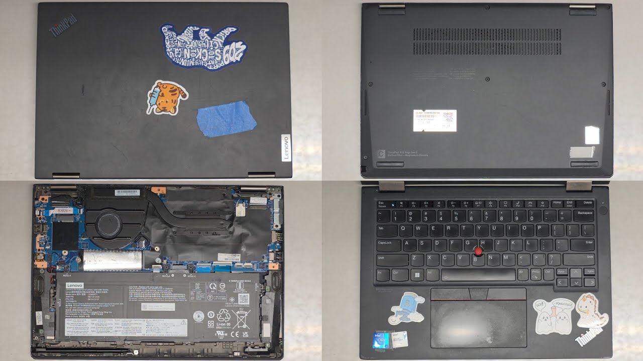 Lenovo ThinkPad X13 Yoga Gen 2 Disassembly SSD Hard Drive Upgrade