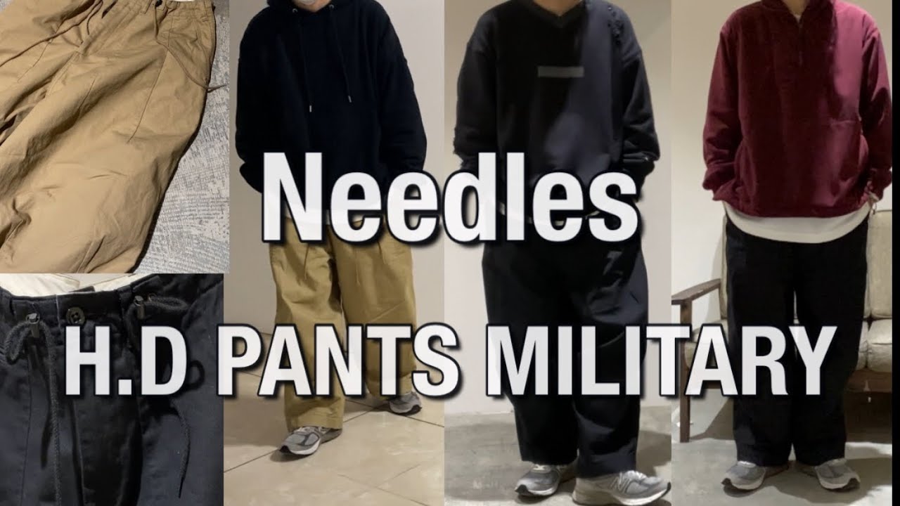 新作紹介】Needles H.D.PANTS MILITARY ニードルス ヒザデルパンツ