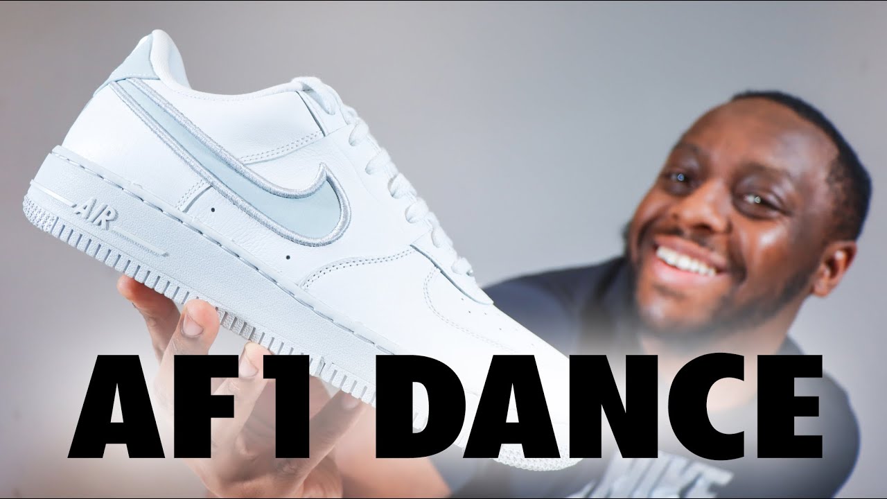 Nike Air Force 1 Dance 💃 White Metallic Silver On Foot Review