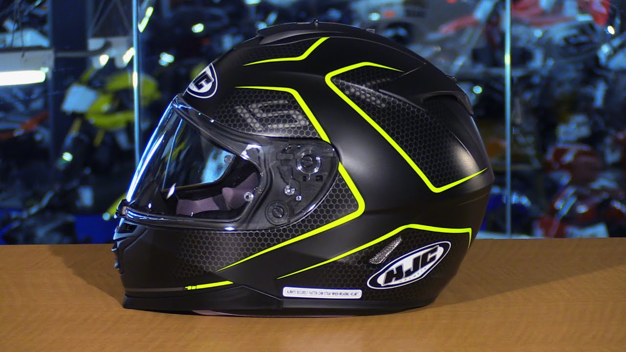HJC IS-17 Lank Full Face Motorcycle Helmet Review - YouTube