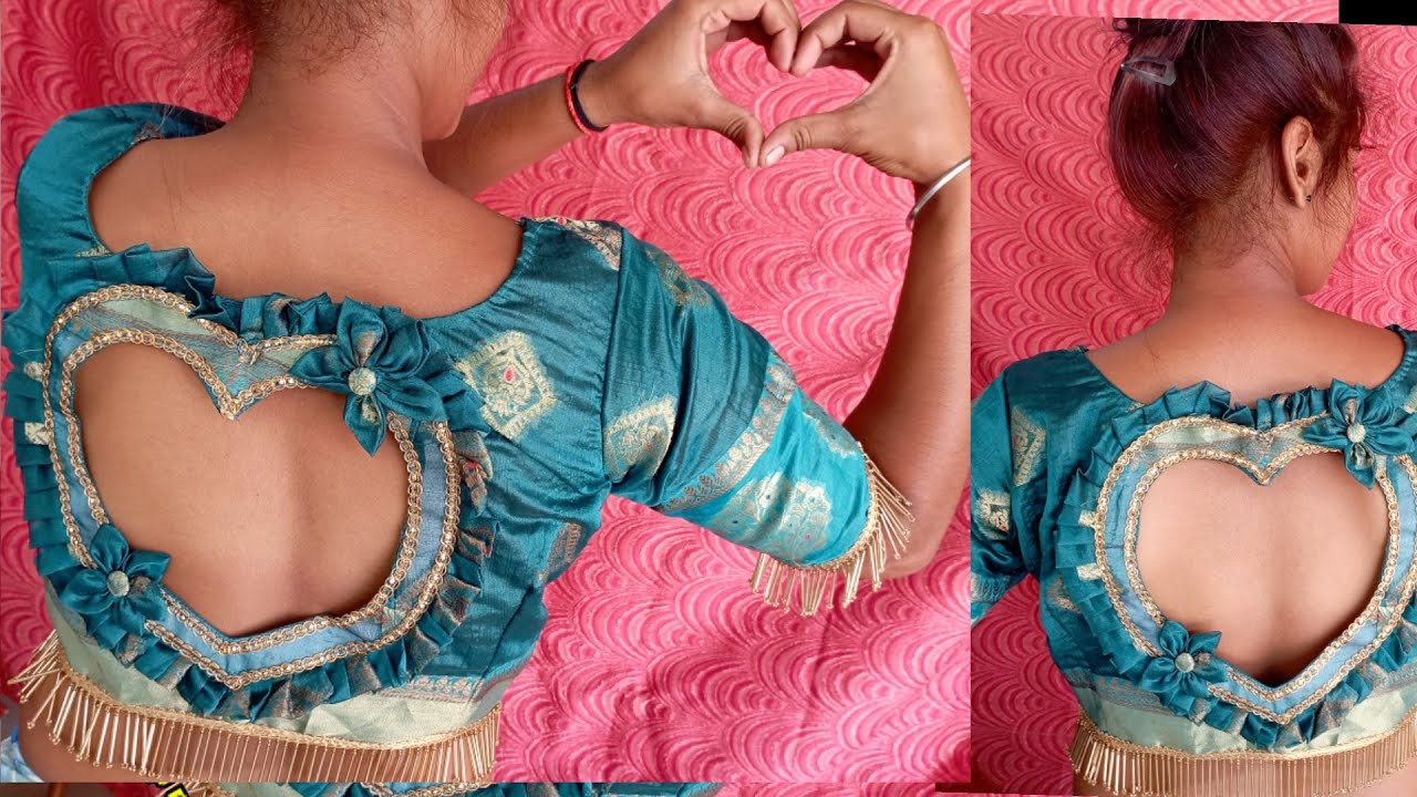 New Heart 💖Shape Blouse Design l👌 Popular Blouse Design Cutting