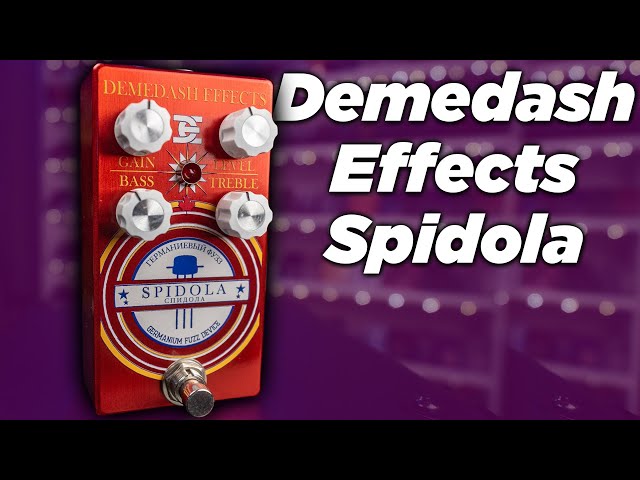 Demedash Effects Spidola Germanium Fuzz Device - YouTube