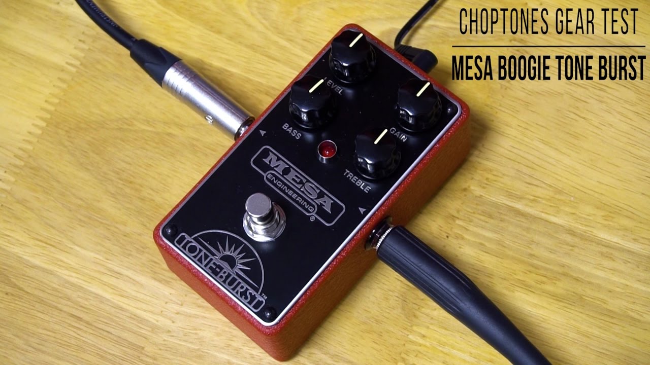 Mesa Boogie Tone-Burst Clean Boost Pedal | Playthrough - YouTube