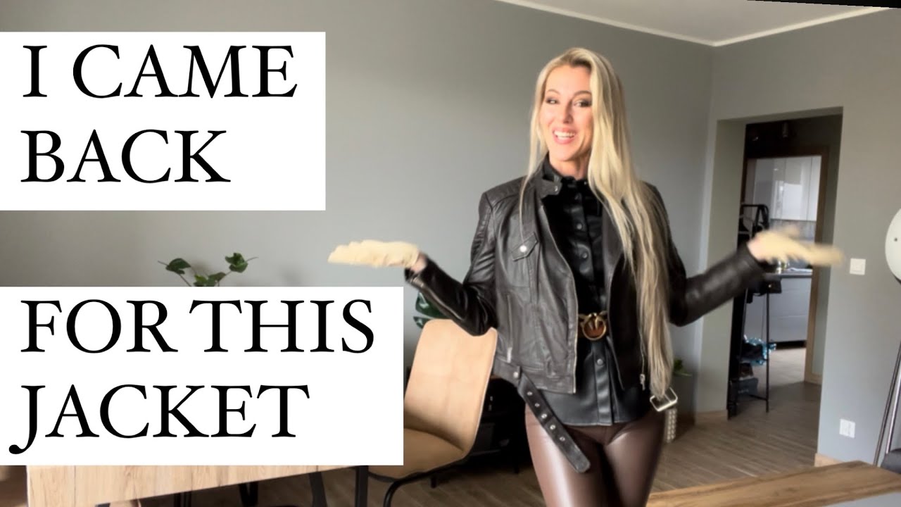 I came back for this Leather Jacket to Halfprice month later - YouTube