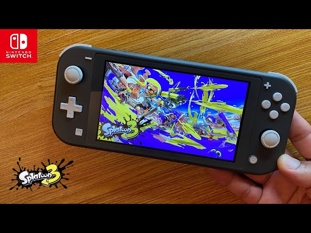 Splatoon 3 Nintendo Switch Lite Gameplay - YouTube