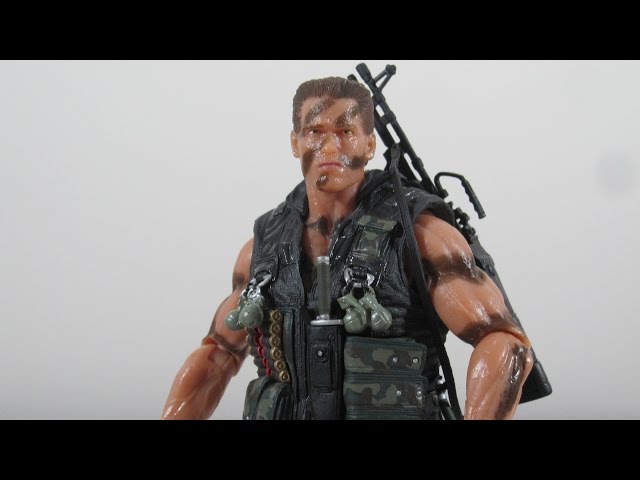 NECA Ultimate 30th Anniversary Commando John Matrix - YouTube