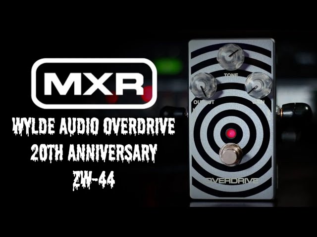 MXR Zakk Wylde Wylde Audio Overdrive 20th Anniversary ZW-44 - YouTube