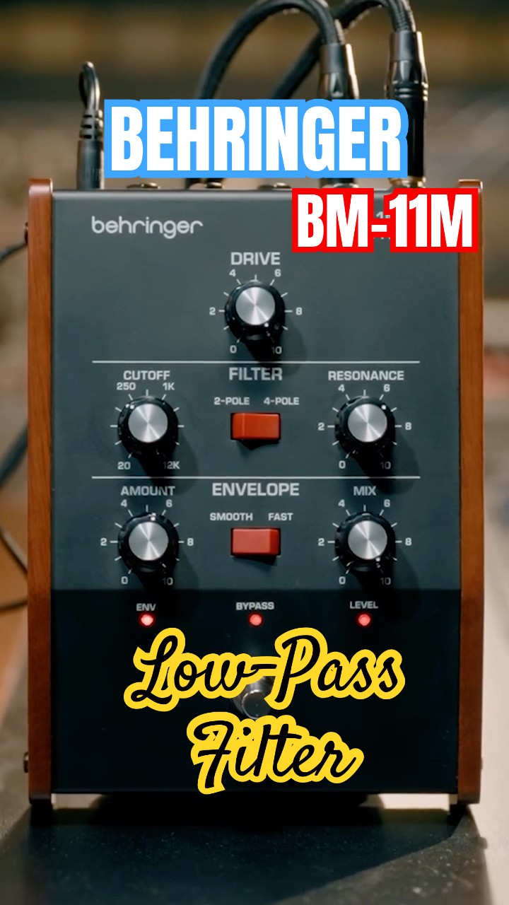 BEHRINGER BM-11M LOW PASS FILTER STOMPBOX (CLASSIC LADDER FILTER