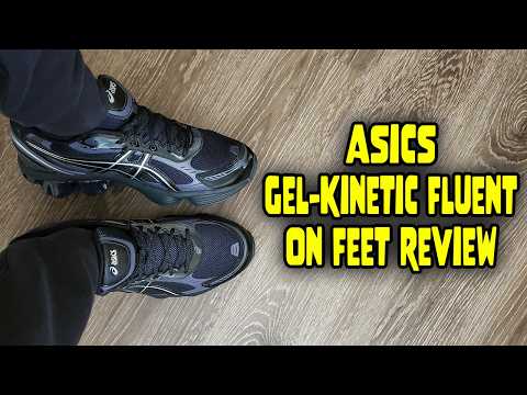 Asics Gel-Kinetic Fluent Black Pink On Feet Review (1203A737 001