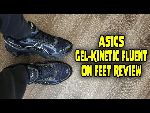 Asics Gel-Kinetic Fluent Black Pink On Feet Review (1203A737 001