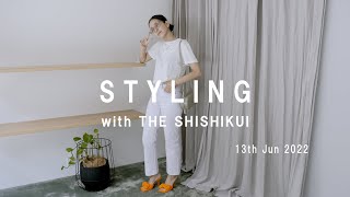 STYLING】White T-shirts with THE SHISHIKUI new color denim - YouTube