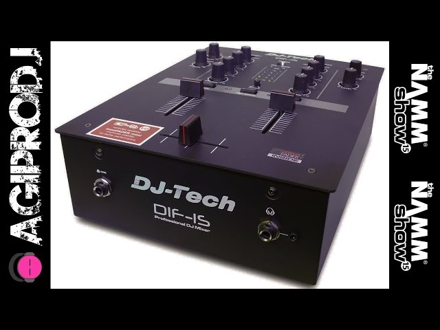 DJ TECH DIF-1S V2 Battle Mixer with Innofader Overview | NAMM 2015