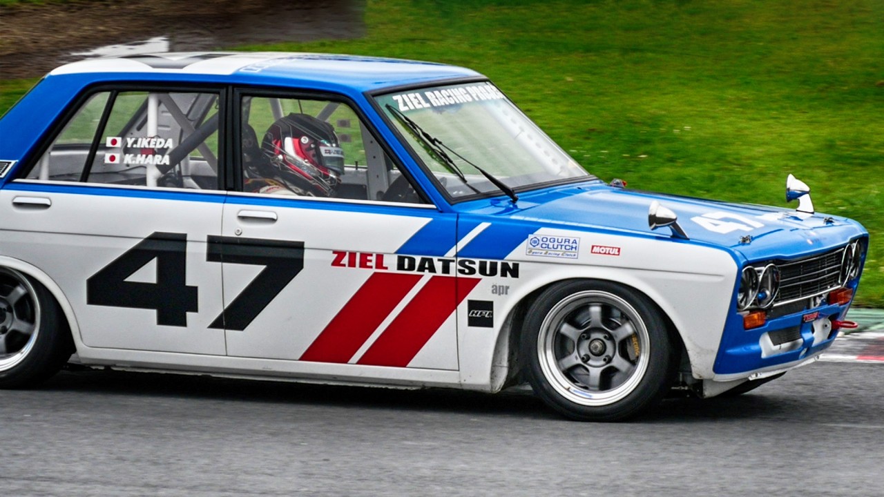 ZIEL DATSUN 510 ブルーバード Racing【Cars and】JCCA 筑波