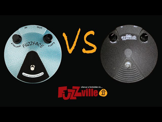 Dunlop Hendrix Fuzz Face JHF1 vs Dunlop Hendrix Fuzz Face JH-2