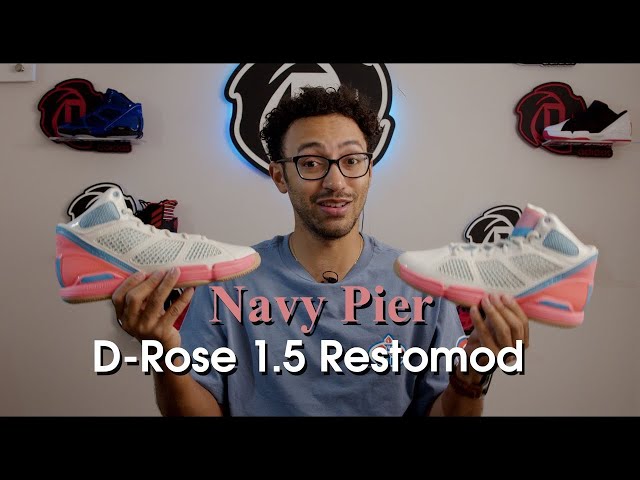 Adidas D-Rose 1.5 Restomod - Navy Pier - YouTube