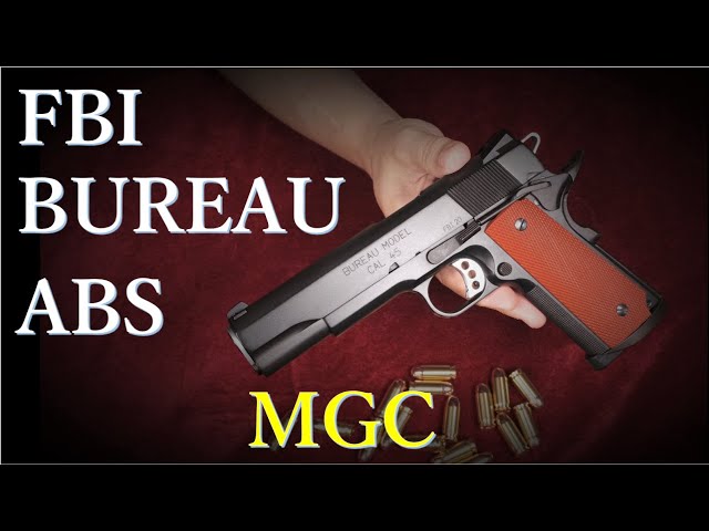 絶版モデルガン FBI BUREAU ABS / MGC & SF C.Q.B - YouTube