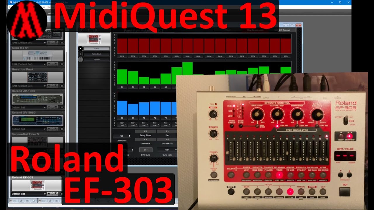Roland EF-303 review and demonstration - YouTube