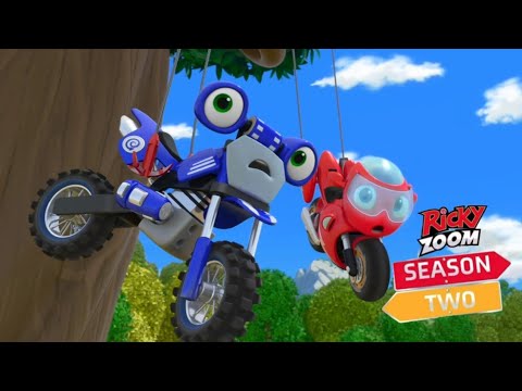 Troy's Little Trick! | Ricky Zoom Season 2 | Motorcycle Cartoons