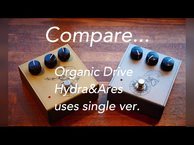 Organic Sounds Organic drive】ストラトで弾いてみたHydraとAres簡単