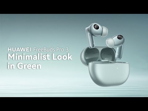 HUAWEI FreeBuds Pro 3 - Minimalist Look in Green - YouTube