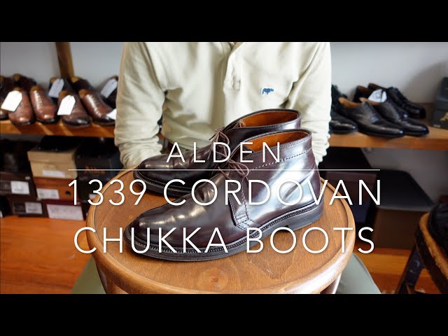 オールデン 1339 チャッカブーツ バーガンディ コードバン サイズ7D
