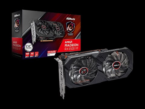 ASRock Radeon RX 6500 XT Phantom Gaming D 4GB OC (RX6500XT PGD 4GO