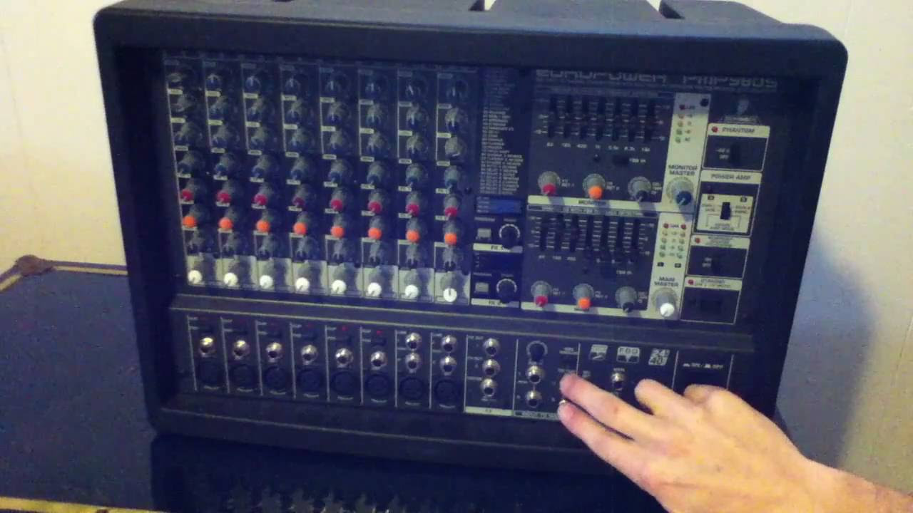 Behringer Europower PMP980s Power Mixer - Product Review - YouTube