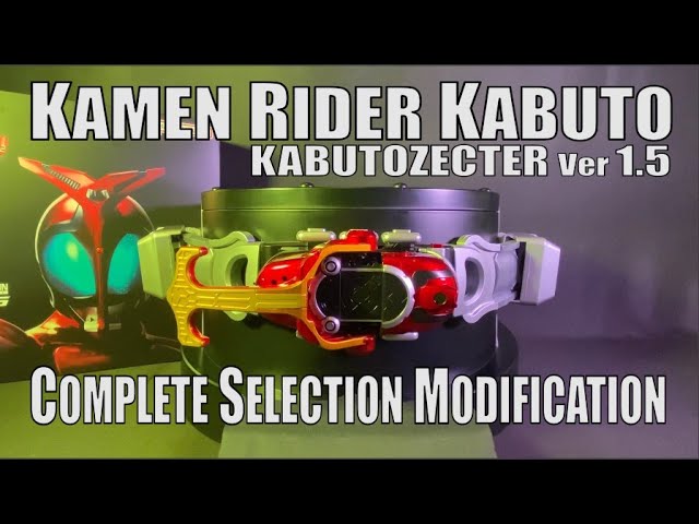 Kamen Rider Kabuto CSM - KabutoZecter 1.5 - YouTube