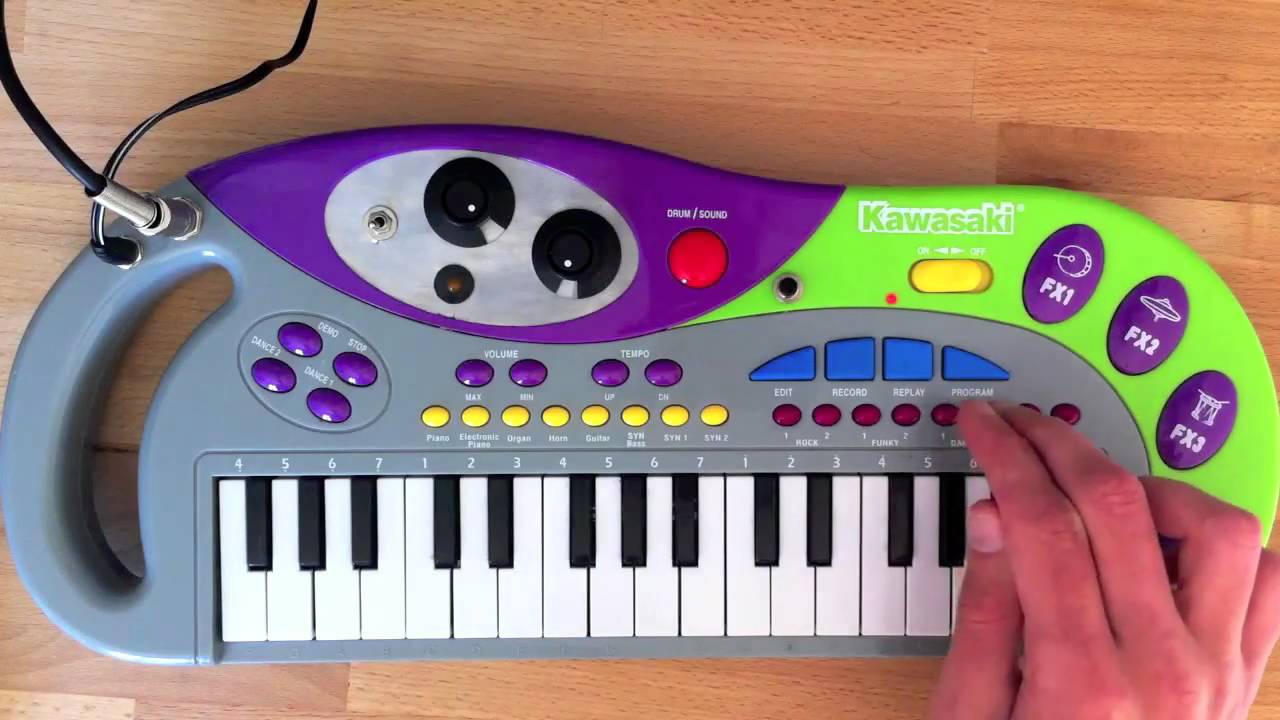 Circuit Bent Kawasaki Keyboard - YouTube