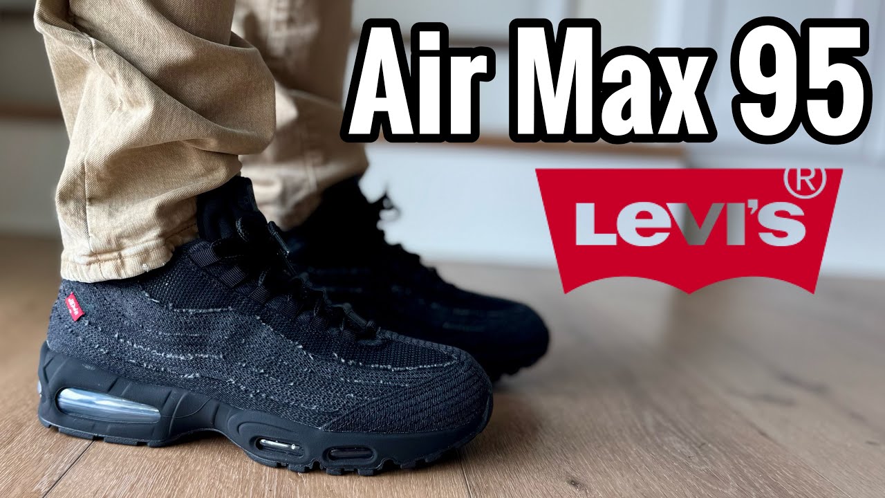 Air Max 95 x Levi's “Black Denim” Review & On Feet - YouTube