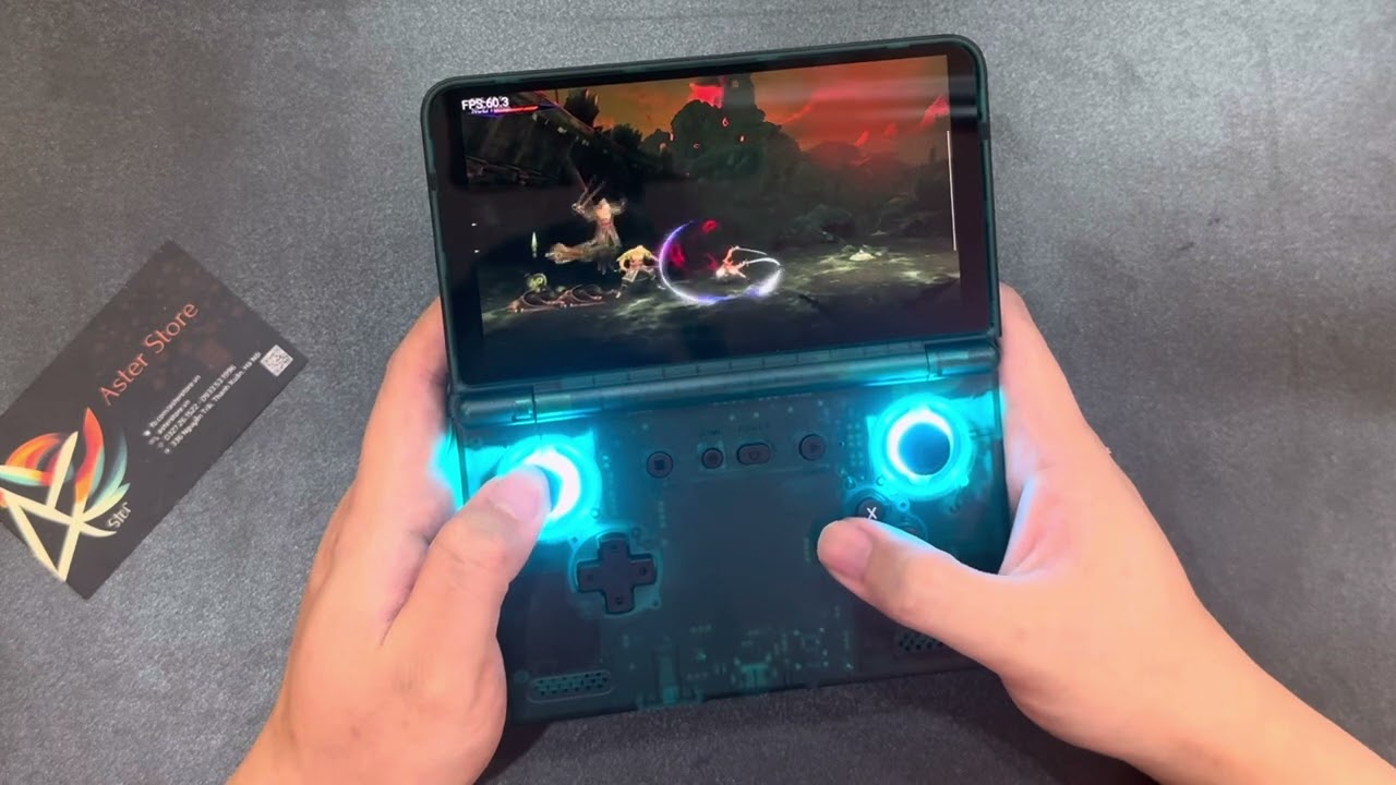 Retroid Pocket Flip 2 Ice Cube Unboxing & Quick Gameplay - YouTube